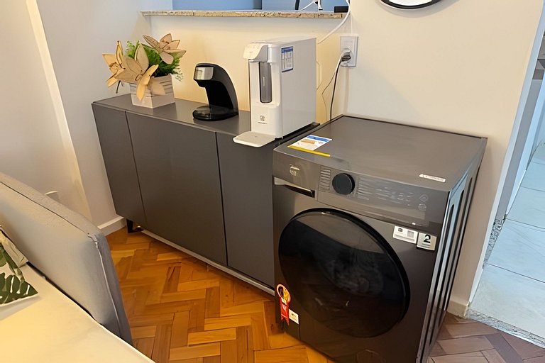 Copacabana 150 m da praia | Cama King + lava-seca