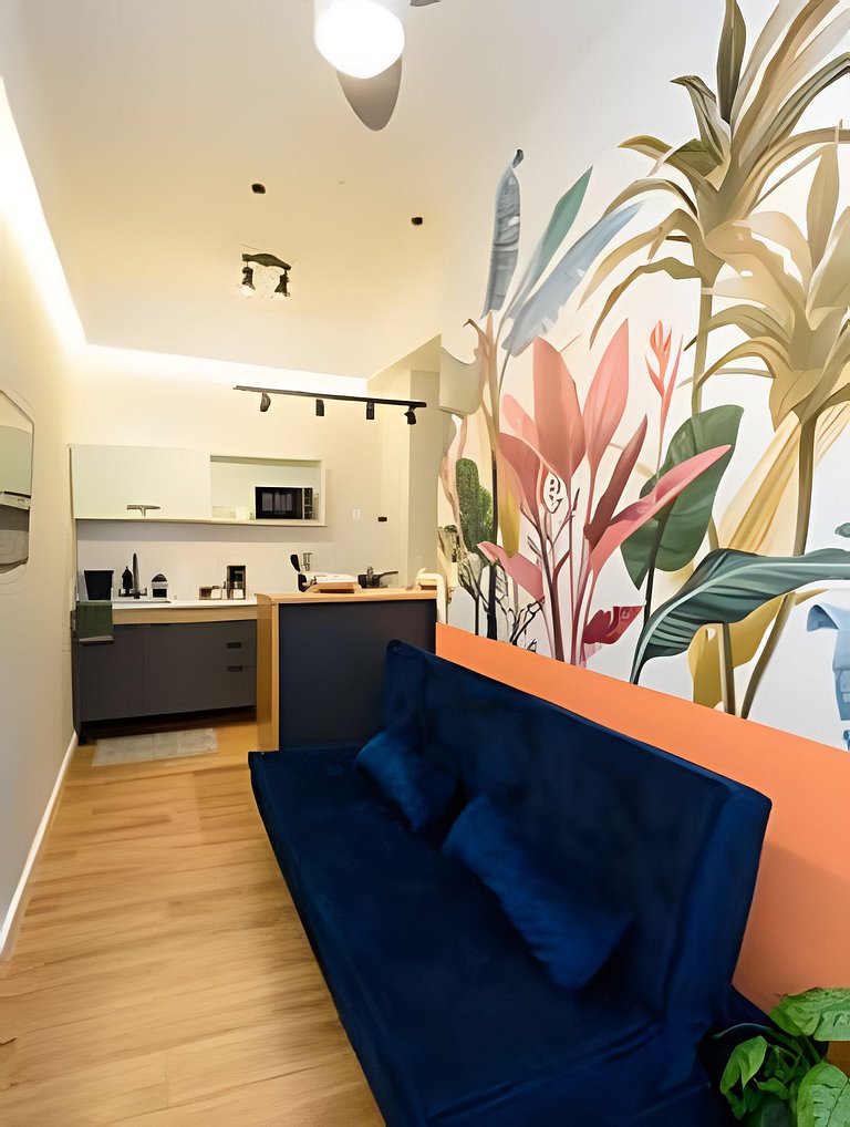 Loft no Centro do RJ, 2 min do Metrô da Cinelândia