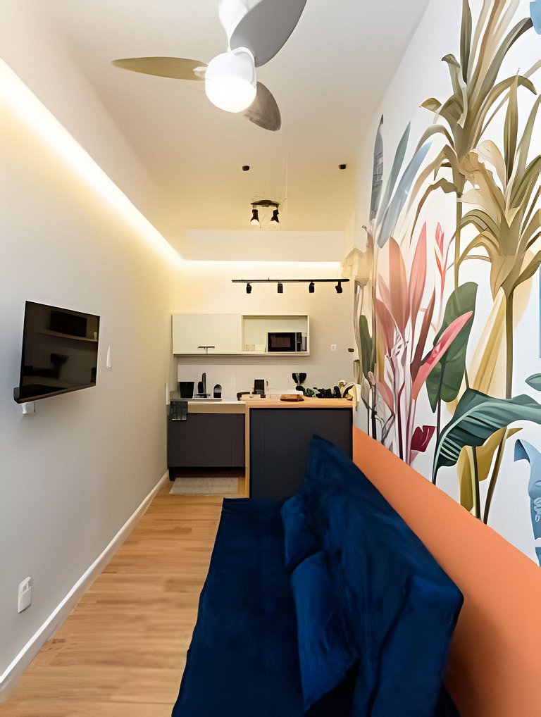 Loft no Centro do RJ, 2 min do Metrô da Cinelândia