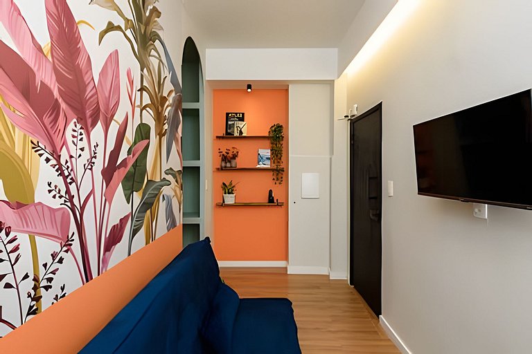 Loft no Centro do RJ, 2 min do Metrô da Cinelândia