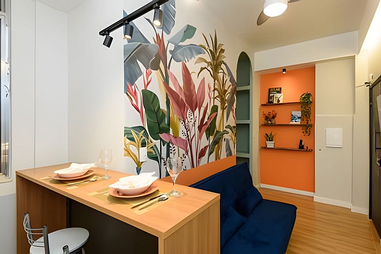 Loft no Centro do RJ, 2 min do Metrô da Cinelândia