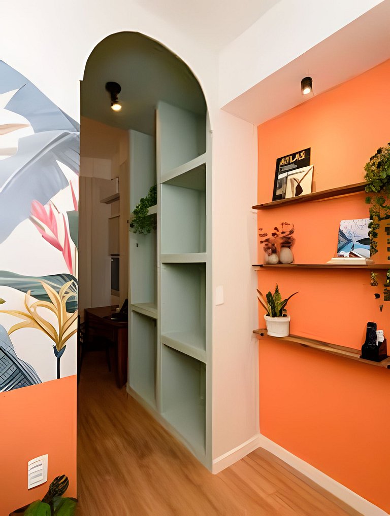 Loft no Centro do RJ, 2 min do Metrô da Cinelândia