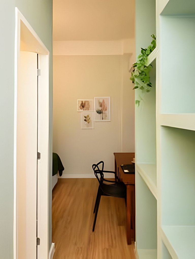 Loft no Centro do RJ, 2 min do Metrô da Cinelândia