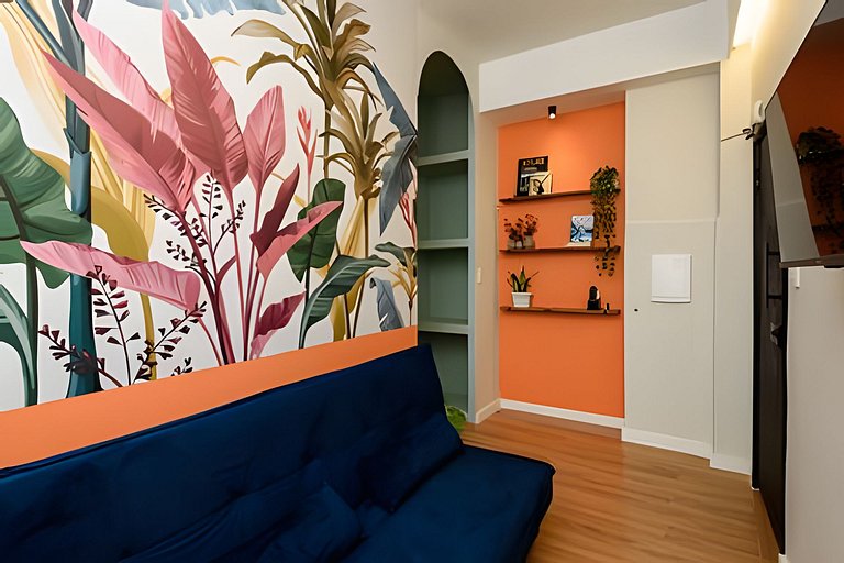 Loft no Centro do RJ, 2 min do Metrô da Cinelândia