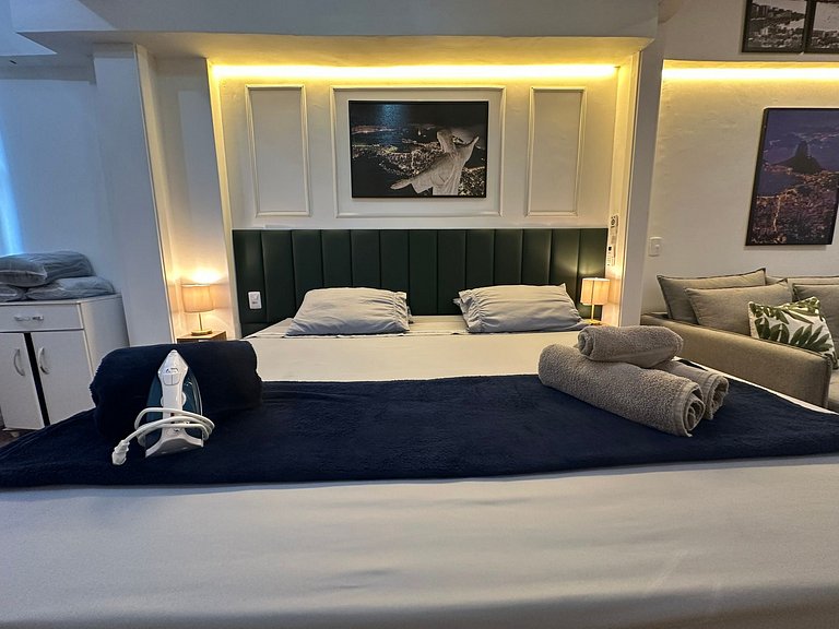 Copacabana 150 m da praia | Cama King + lava-seca