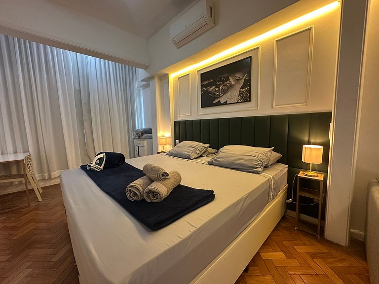 Copacabana 150 m da praia | Cama King + lava-seca