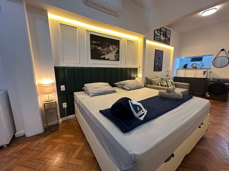 Copacabana 150 m da praia | Cama King + lava-seca