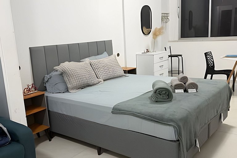 VISTA MAR | Cama King | Poucos Passos da Praia