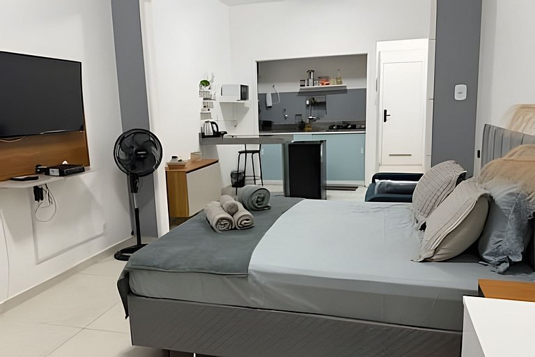 VISTA MAR | Cama King | Poucos Passos da Praia